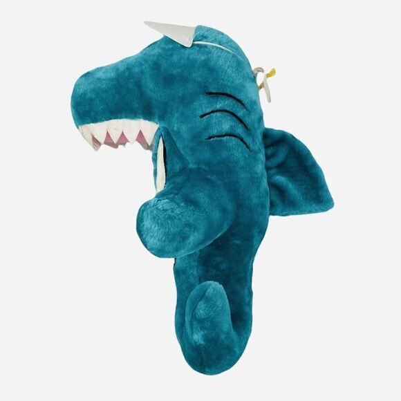 RARE VTG Prestigious Toy 17" Blue Shark Visor Plush Carnival Toy Riverside CA - Picture 3 of 12
